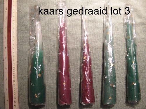 lot kaarsen draaikaars verjaardag  moederdag mama kado 3, Ophalen of Verzenden, Nieuw