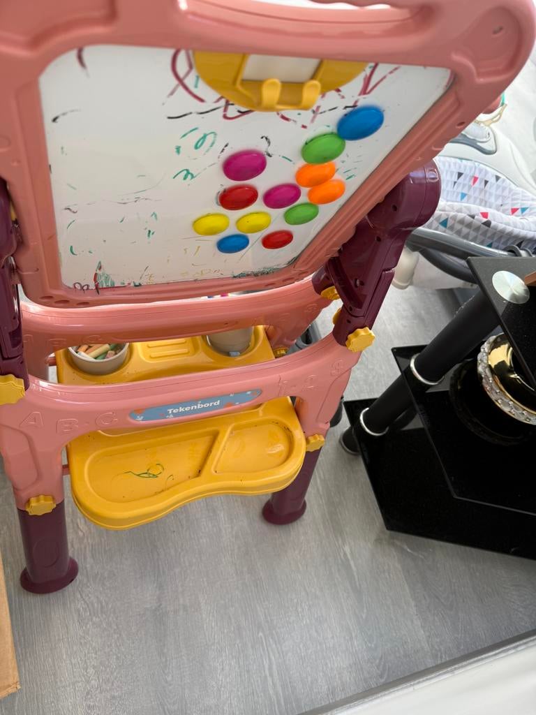 Tekenbord met krijt en stift, Ophalen, Zo goed als nieuw