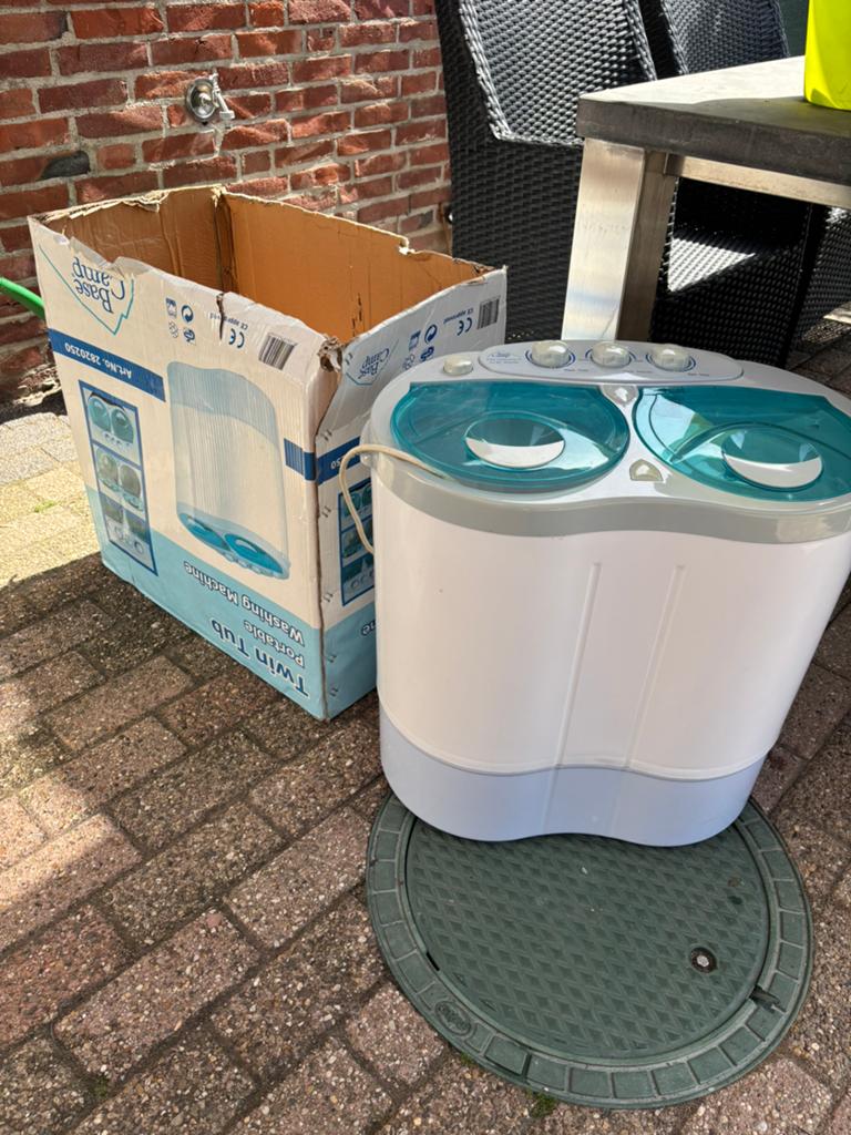 Camping wasmachine, Ophalen
