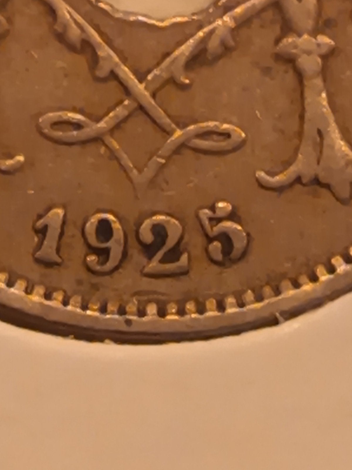 10 cent 1925 Vl, onderbroken 5, Postzegels en Munten, Munten | België, Ophalen of Verzenden
