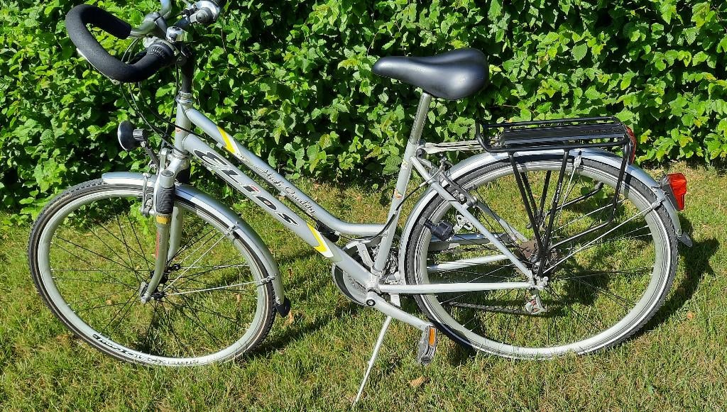 Damesfiets 21 versnellingen, Velgrem, Versnellingen, Zo goed als nieuw, Minder dan 47 cm