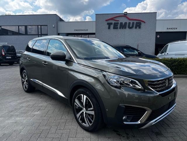 Peugeot 5008 1.5 hdi Autom 130pk 7zit/Pano/Leder, Auto's, Peugeot, 7 zetels, Leder, Diesel, Dealer onderhouden