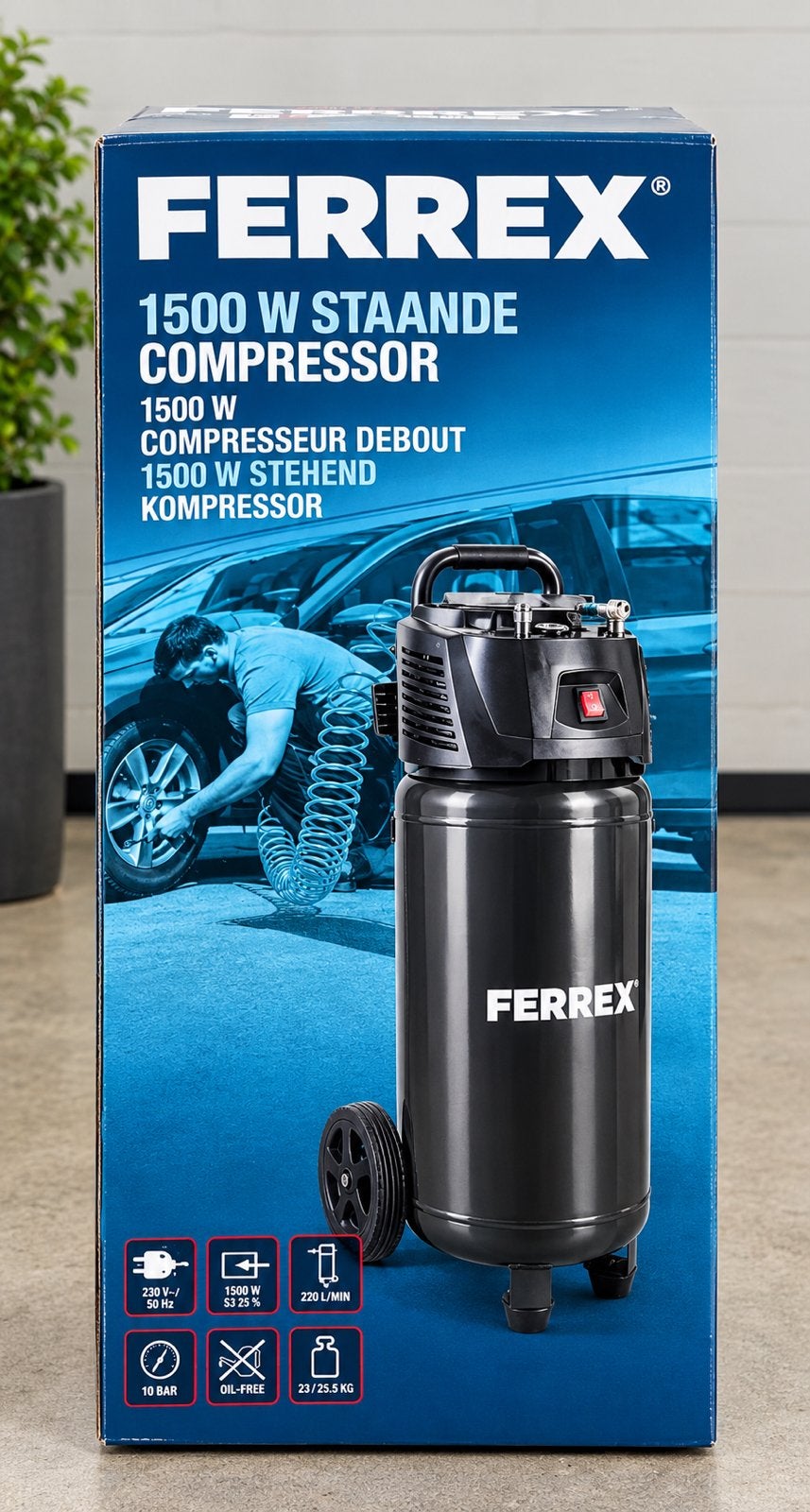 Compressor, Ophalen, Zo goed als nieuw, Mobiel