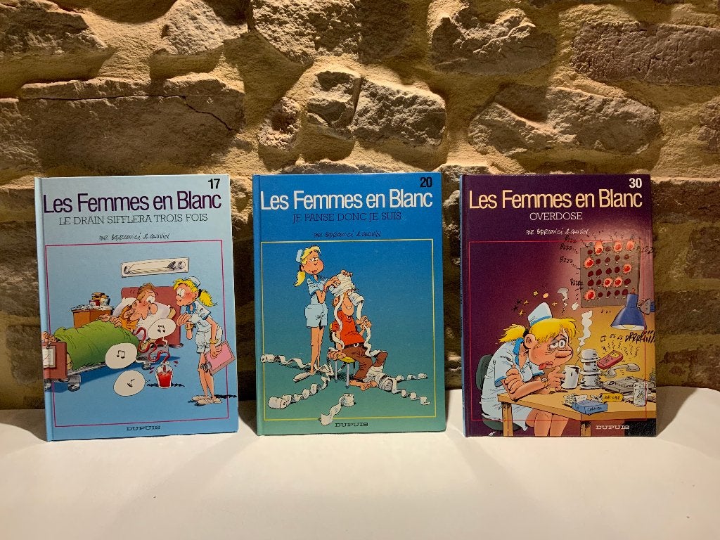 3 BDs “Les Femmes en Blanc”, Plusieurs BD, Enlèvement ou Envoi, Comme neuf, Bercovici & Cauvin
