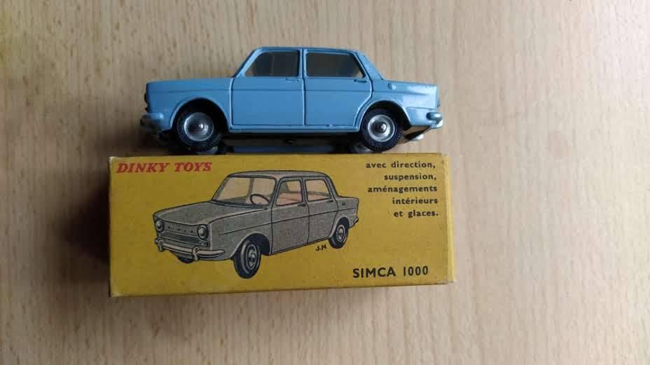 SIMCA 1000, DINKY TOYS FRANCE, NEUF ET EN BOÎTE, Enlèvement ou Envoi, Comme neuf, Voiture, Dinky Toys
