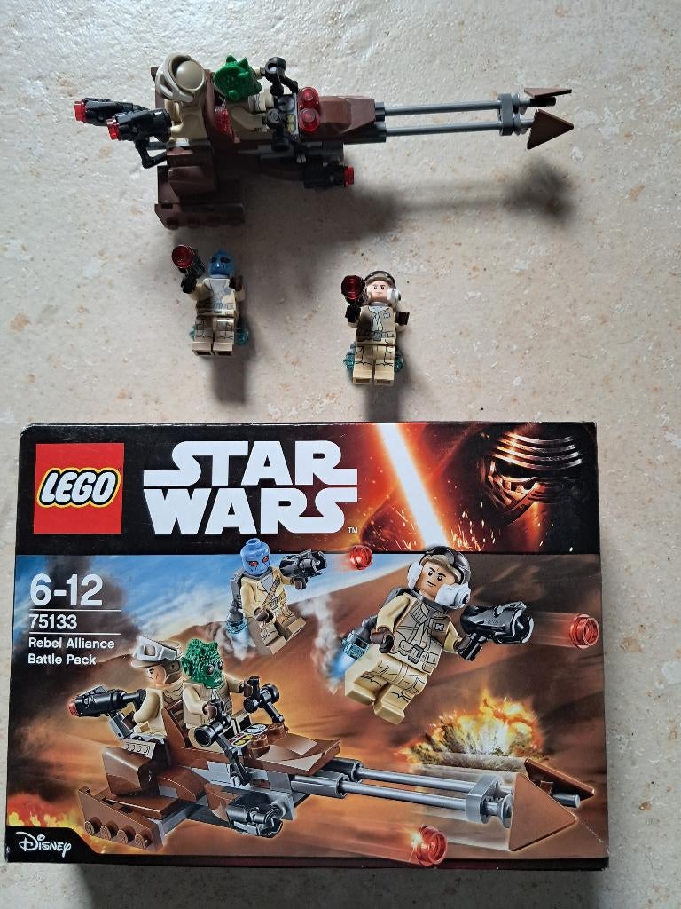 Lego star wars 75133, Ophalen of Verzenden, Zo goed als nieuw, Actiefiguurtje