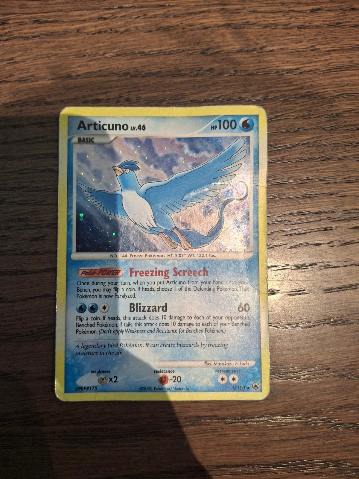 Articuno 1/100 Holo, Ophalen of Verzenden