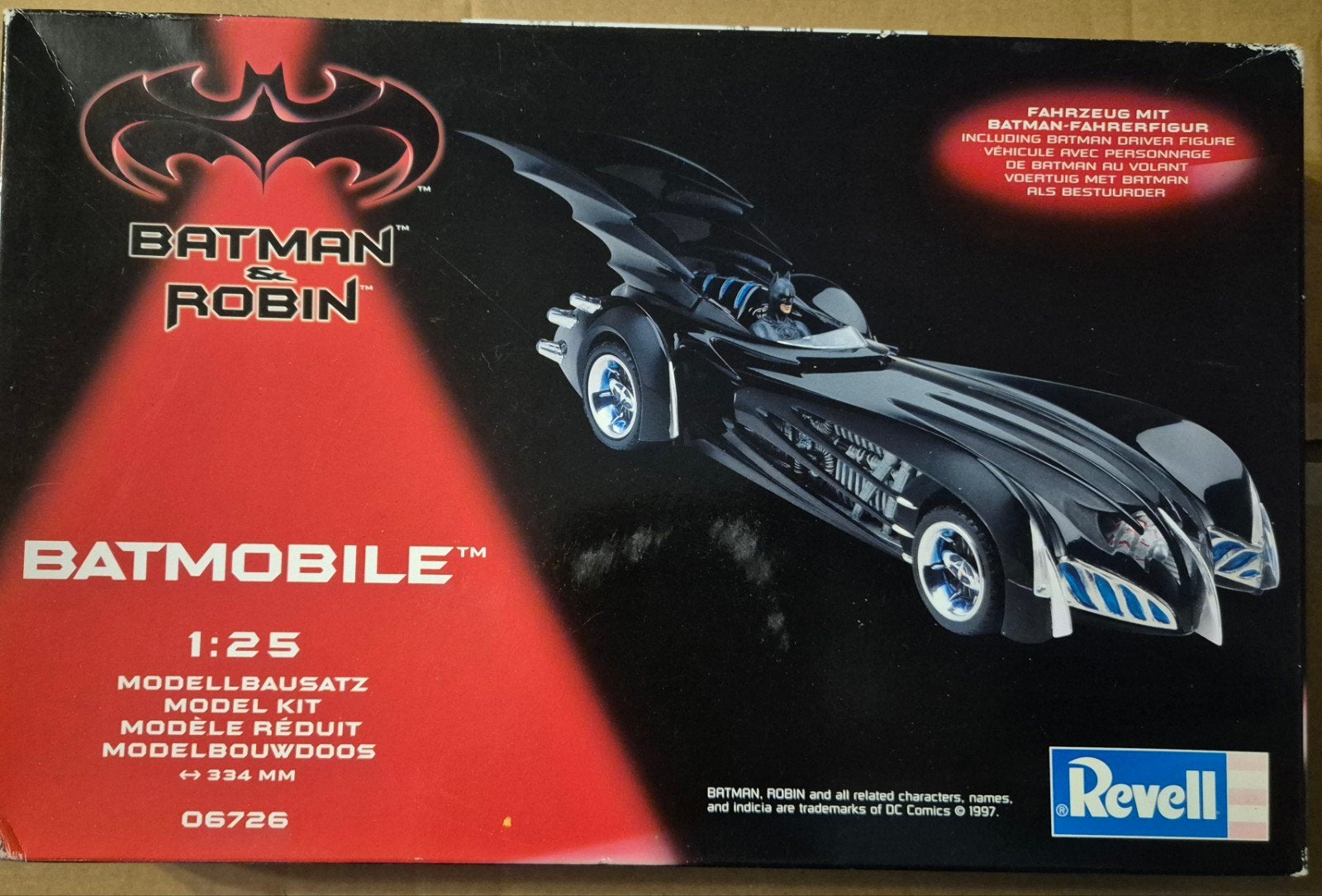 1997 Revell Monogram Batman &Robin  Batmobile  1/25 vintage, Enlèvement ou Envoi, Neuf