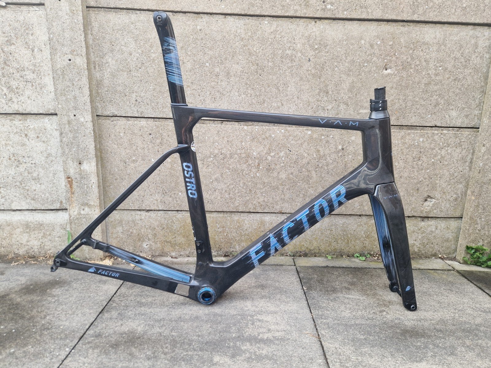 Frameset Factor Ostro V.A.M. maat 58, Fietsen en Brommers, Fietsen | Racefietsen, Overige merken, 28 inch, Carbon, Heren