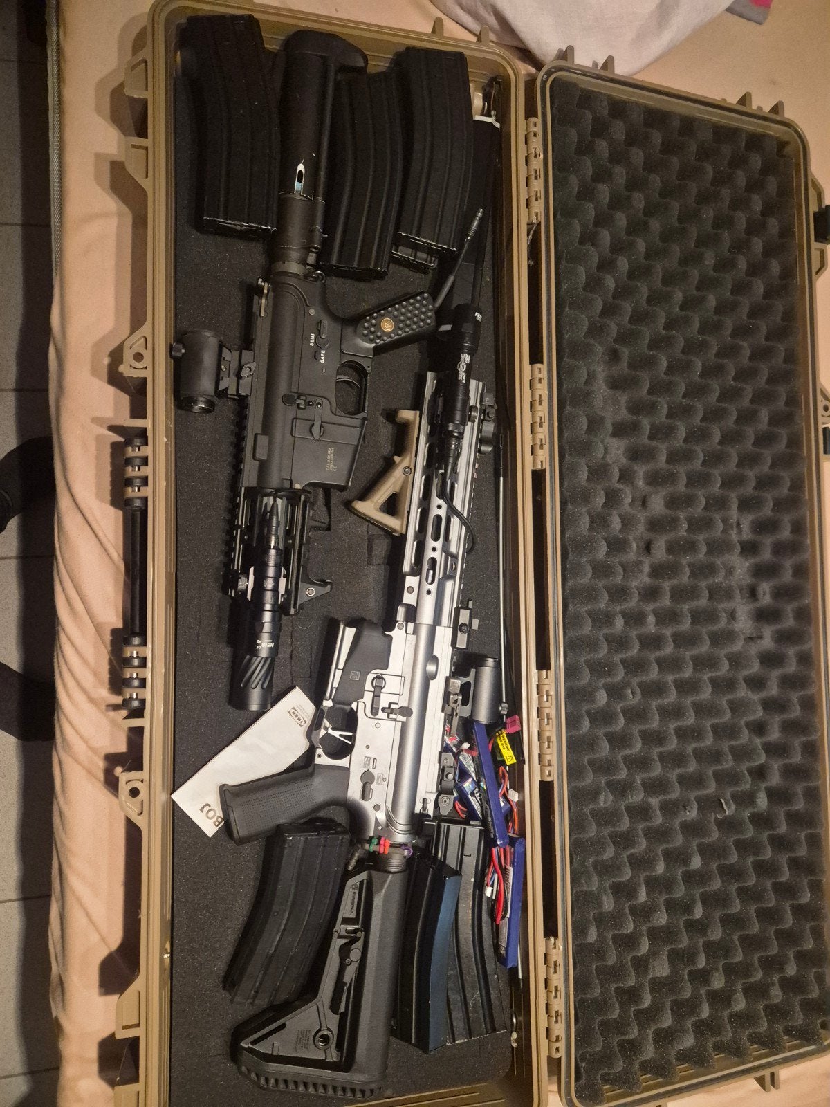 airsoft replicas, Enlèvement