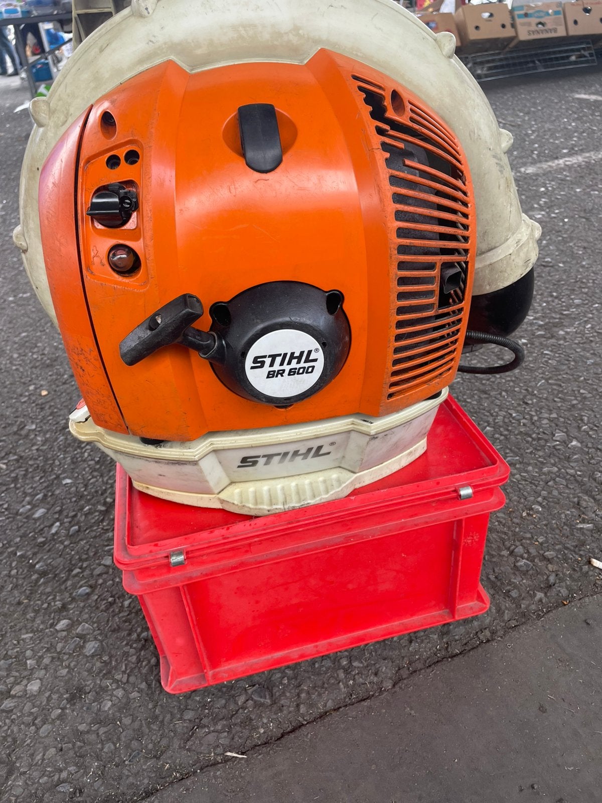stihl br 600, Tuin en Terras, Ophalen of Verzenden, Zo goed als nieuw