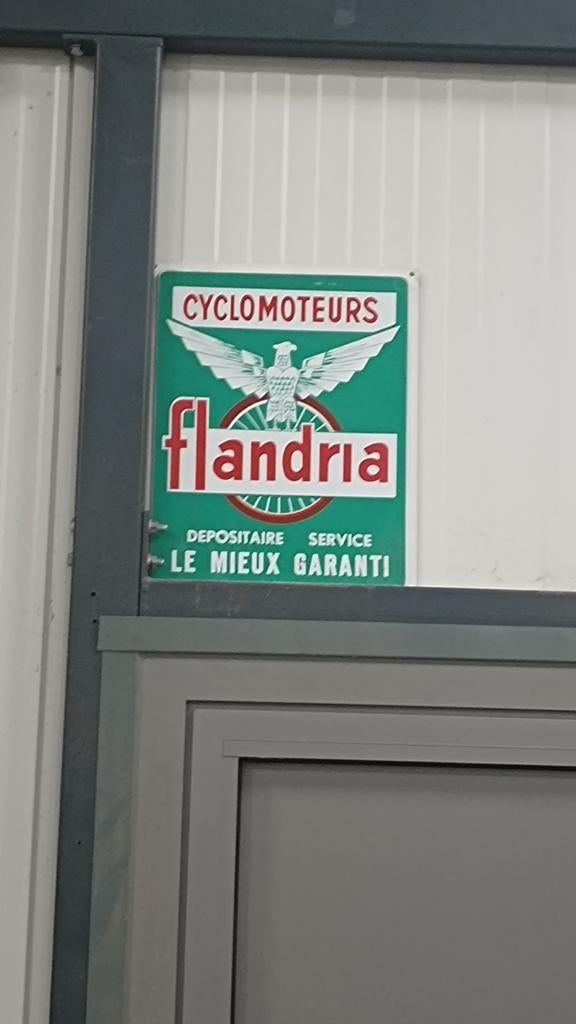 Bord flandria, Verzamelen, Merken en Reclamevoorwerpen, Ophalen of Verzenden, Zo goed als nieuw, Reclamebord