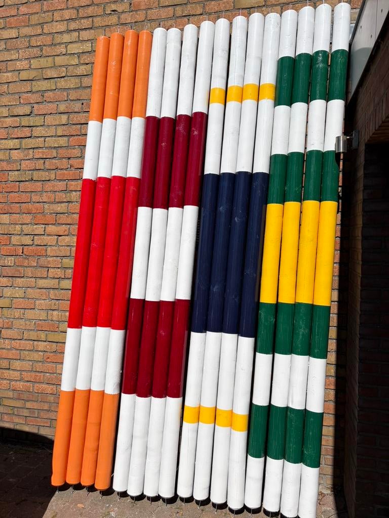 Springbalken en verplaatsbare eventinghindernissen, Ophalen, Zo goed als nieuw