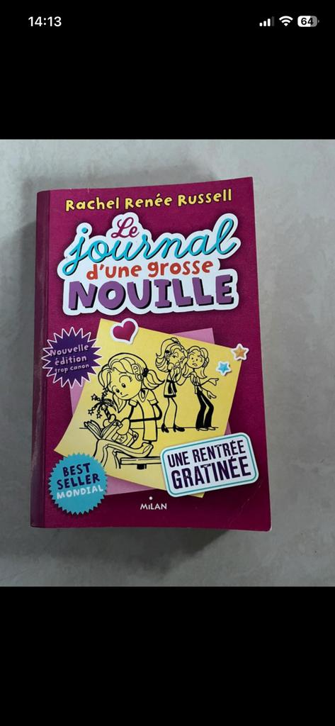 Boek; het dagboek van een grote noodle, Ophalen of Verzenden, Zo goed als nieuw, Cartoons