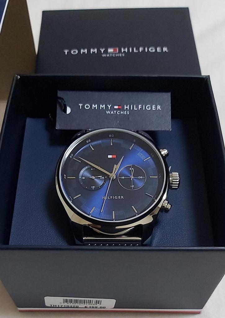 Tommy Hilfiger TH1710420 horloge Zilver Origineel NIEUW!, Handtassen en Accessoires, Staal, Polshorloge, Nieuw, Ophalen of Verzenden