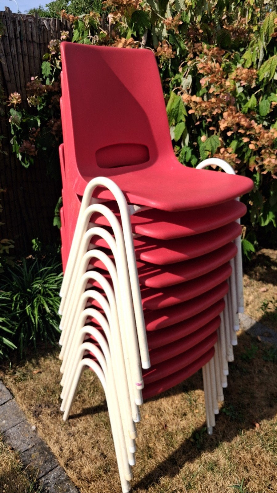 stoelen, Ophalen, Plastic