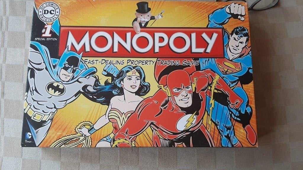 jeu de plateau nouveau Monopoly DC Comics Original Monopoly, 1 ou 2 joueurs, Enlèvement ou Envoi, Neuf, Monopooly