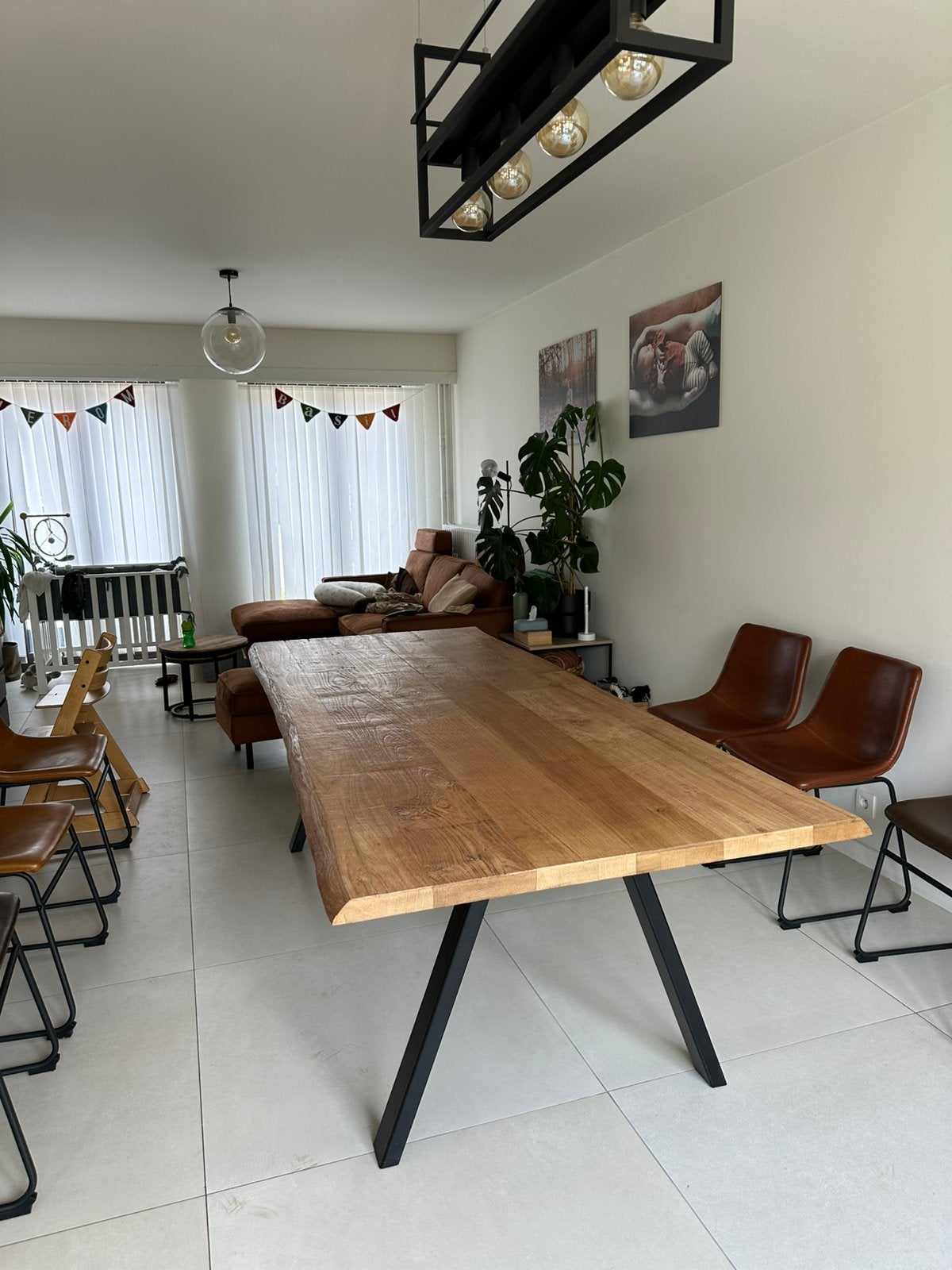 Eettafel Juntoo, Comme neuf, 100 à 150 cm, Enlèvement, Rectangulaire