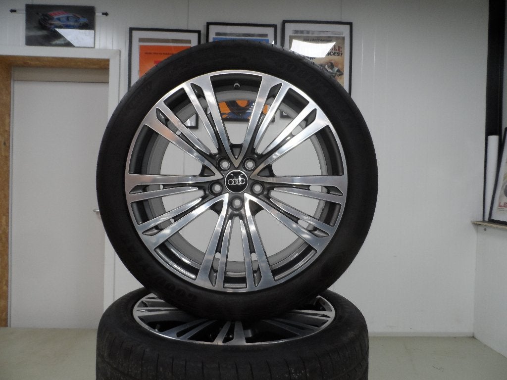 20 inch Audi A8 S-Line origineel zomervelgen set als nieuw, Gebruikt, 265 mm, Banden en Velgen, Ophalen of Verzenden