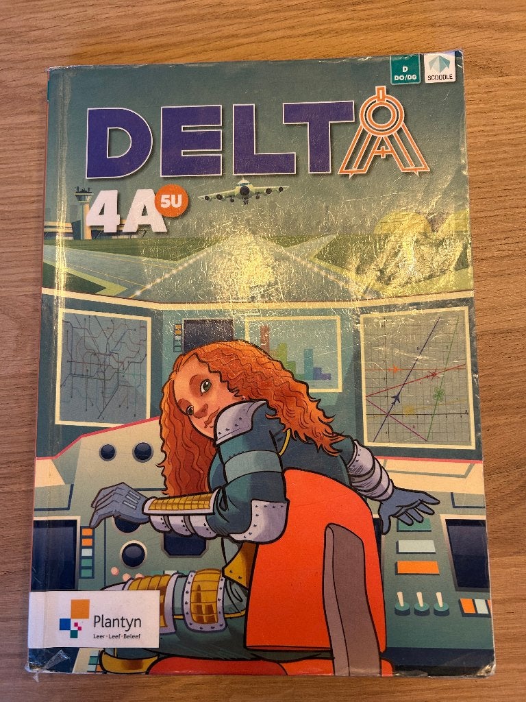 schoolboek wiskunde delta 4, Livres, Livres scolaires, Plantyn, Enlèvement, Utilisé, Secondaire