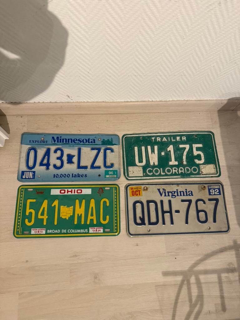Originele nummerplaten 30 euro voor alles, Enlèvement