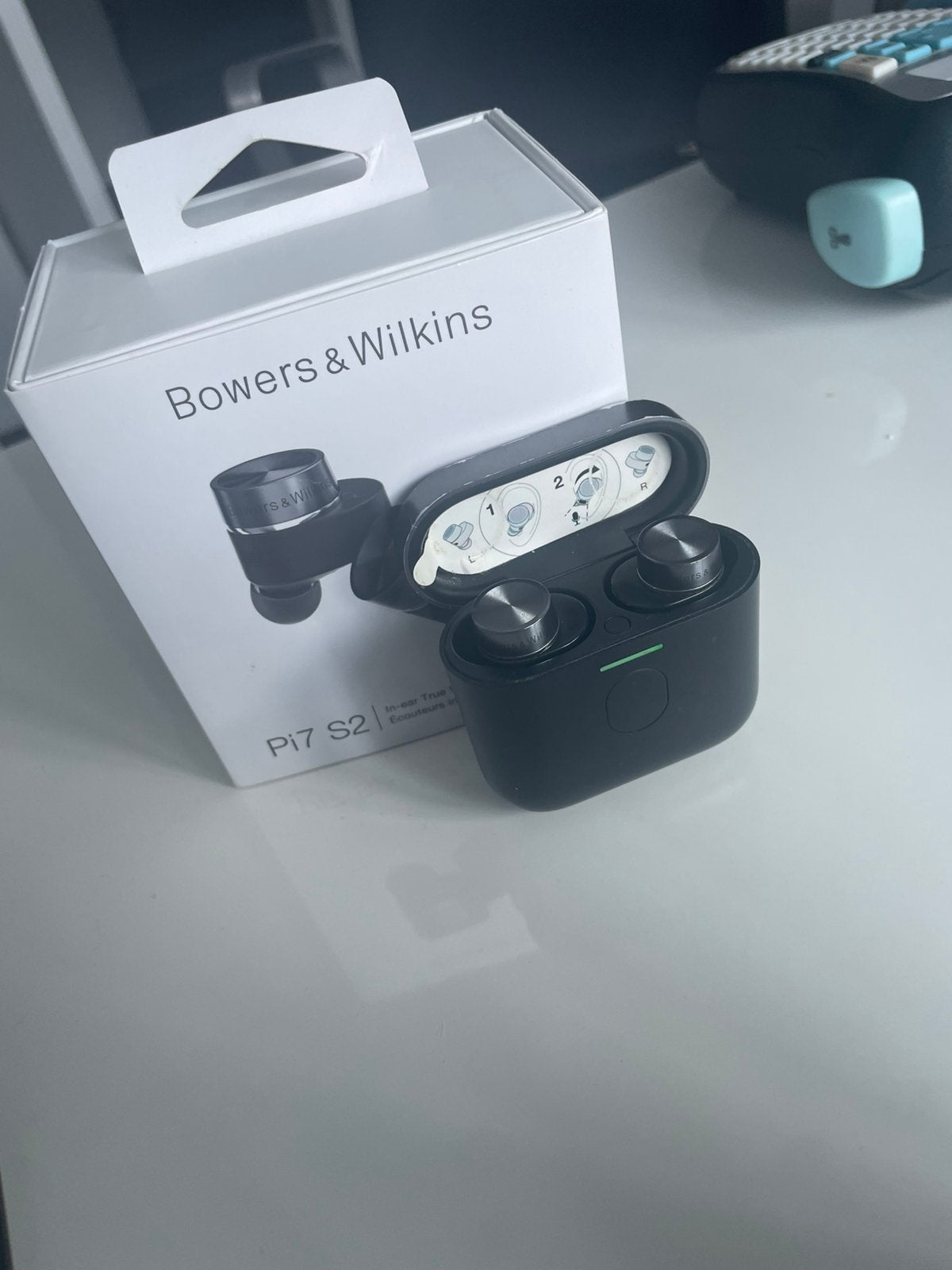 Bowers & Wilkins Pi7 S2, Bluetooth, Intra-auriculaire, Noir, Enlèvement
