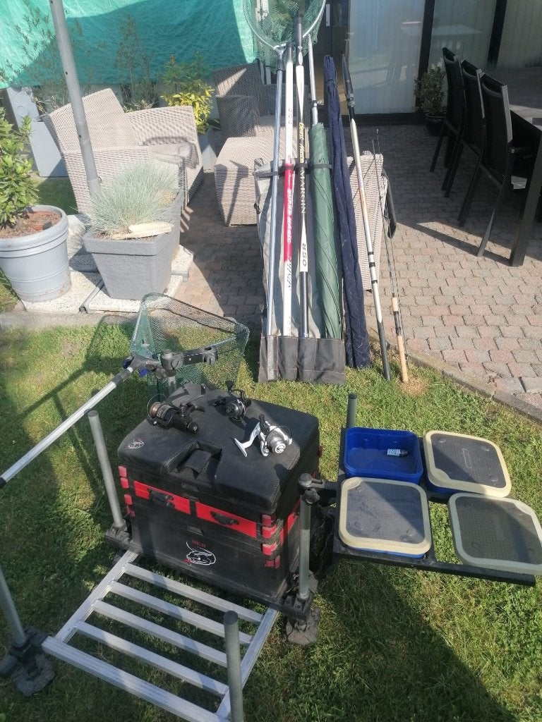Volledige visuitrusting te koop, Watersport en Boten, Hengelsport | Witvissen, Gebruikt, Complete set, Ophalen