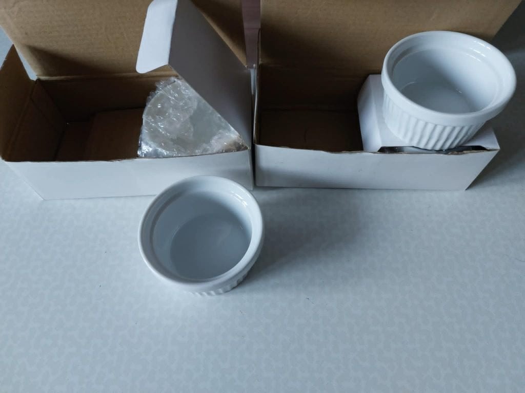 Créme Bruléé potjes 4 potjes Nieuw voor 4 €, Huis en Inrichting, Ophalen, Nieuw