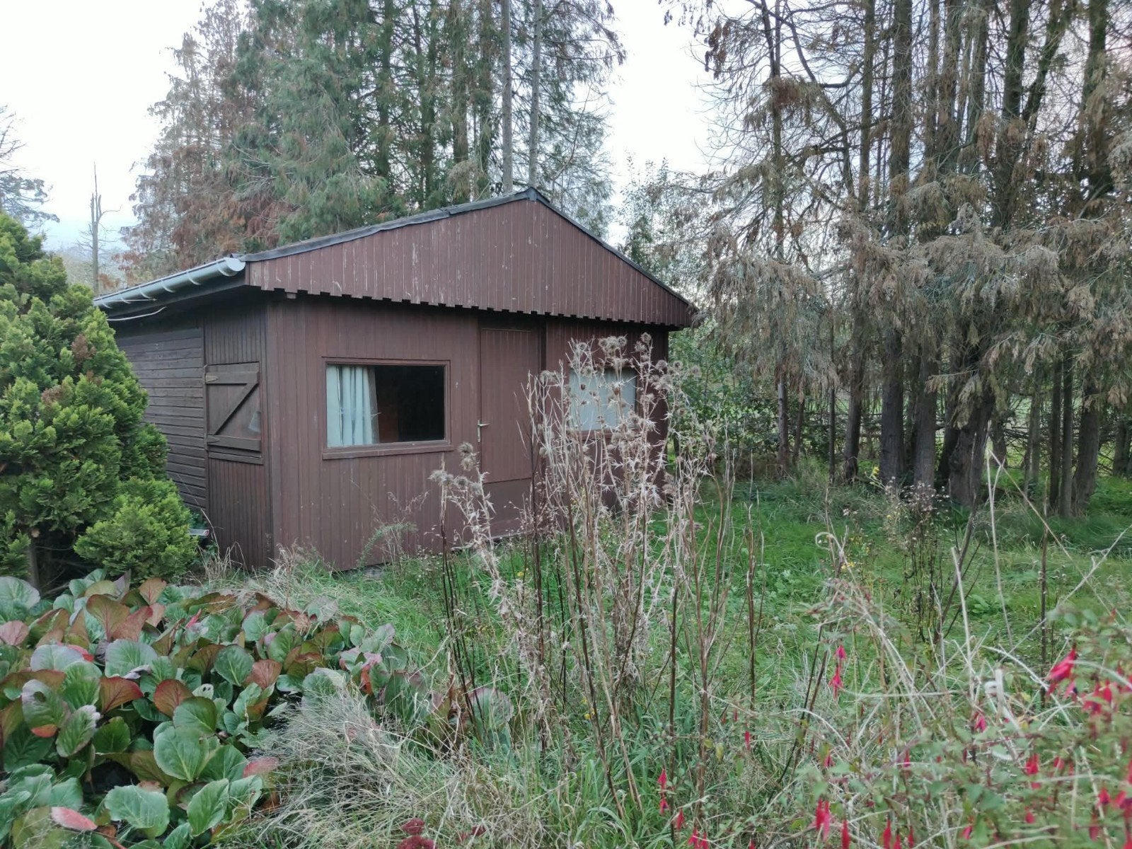Gratis tuinhuis, Ophalen, Gebruikt, Hout, Tuinhuis