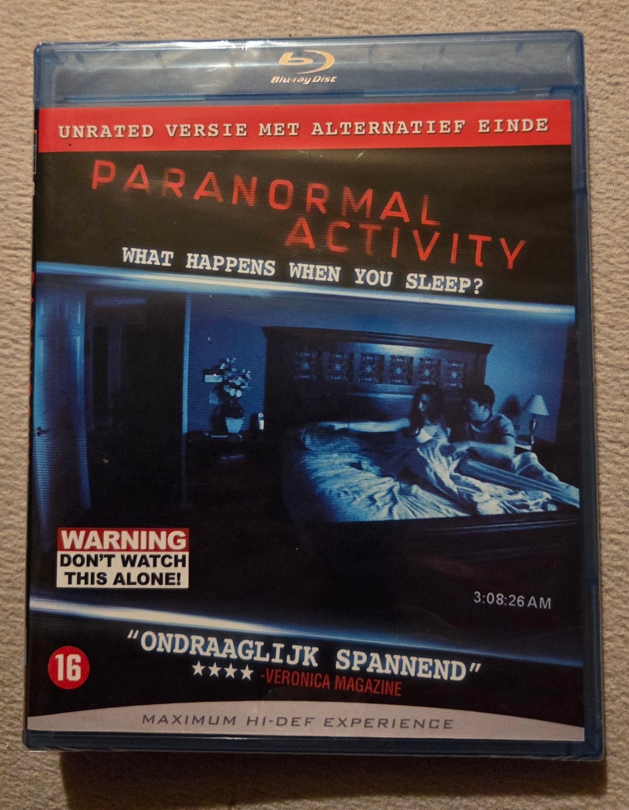 Paranormal Activity: Unrated Versie met Alternatief Einde, CD & DVD, Enlèvement ou Envoi, Anglais, Horreur, Néerlandais