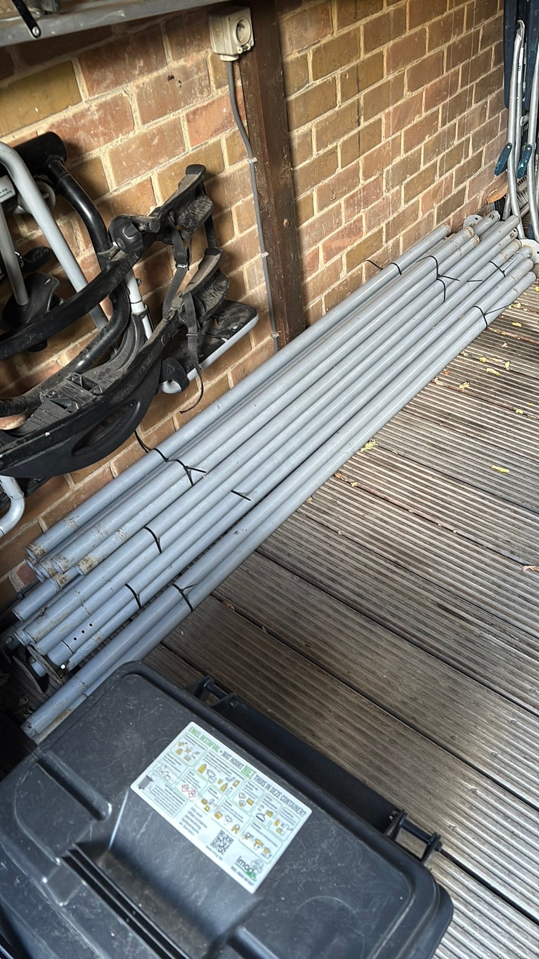 Set de tubes, Jardin & Terrasse, Enlèvement, Utilisé, Tente de réception