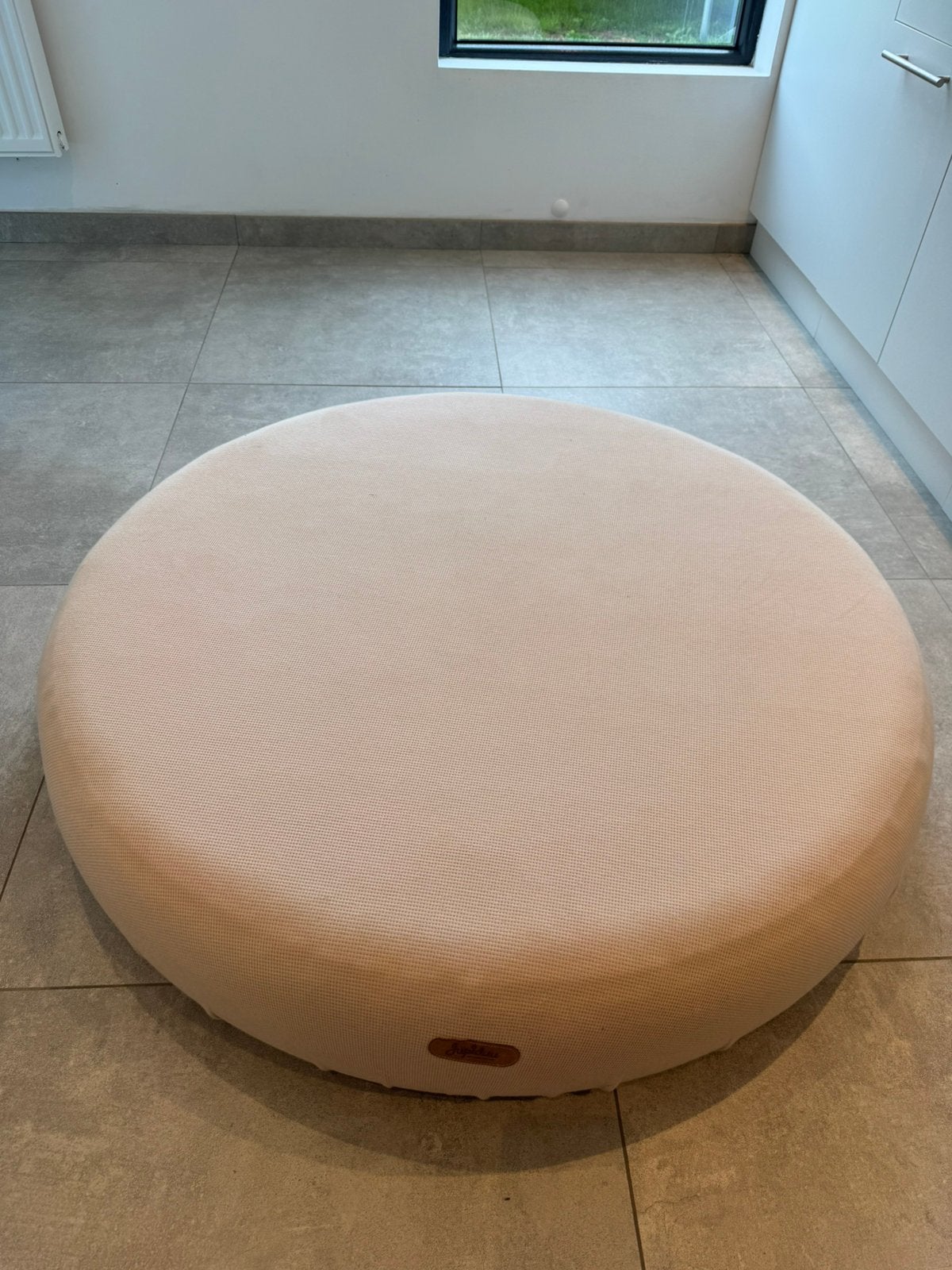 Jupiduu indoor jumpspot dark beige, Kinderen en Baby's, Speelgoed | Overig, Ophalen, Zo goed als nieuw