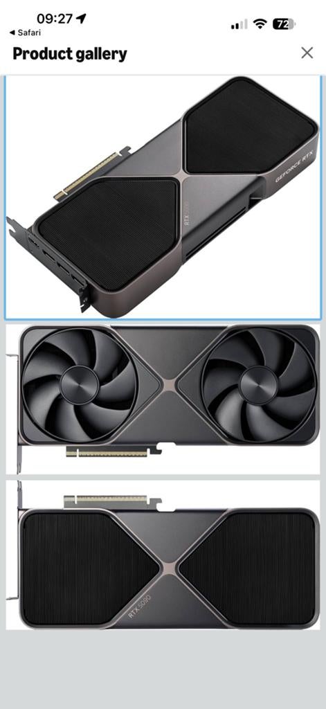 RTX 5090, ÉDITION POUR LES FONDATEURS, Informatique & Logiciels, Cartes vidéo, Enlèvement ou Envoi, Comme neuf
