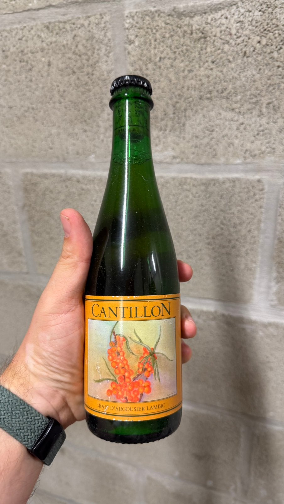 Cantillon - Baie d’argousier 375ml, Enlèvement, Comme neuf