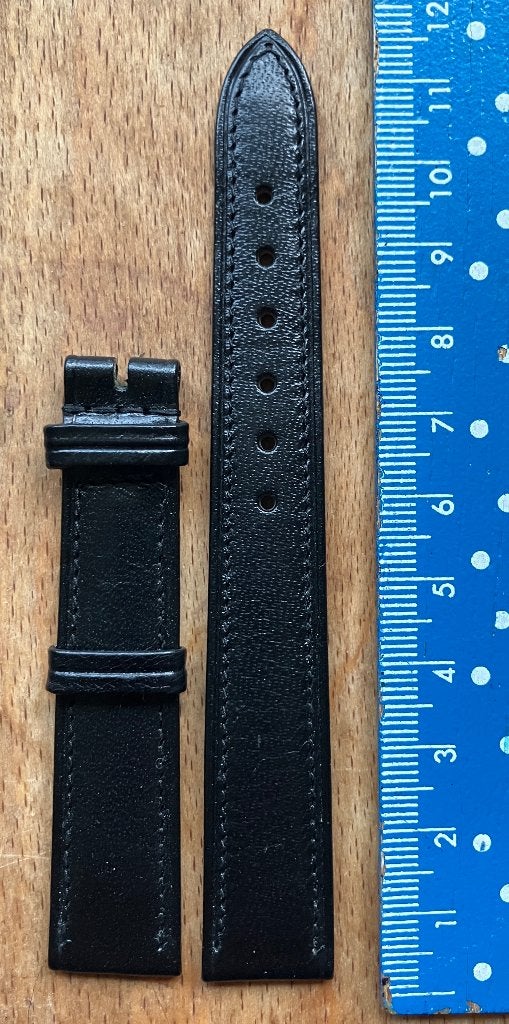 Band Jaeger LeCoultre 16/14mm, Bijoux, Sacs & Beauté, Montre-bracelet, Autres marques, Cuir, Comme neuf
