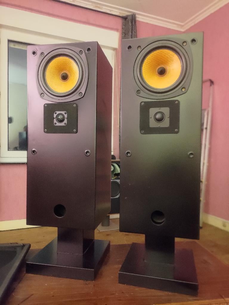 Davis Acoustics MV2 (1988), Audio, Tv en Foto, Luidsprekerboxen, Gebruikt, 60 tot 120 watt, Front, Rear of Stereo speakers, Ophalen