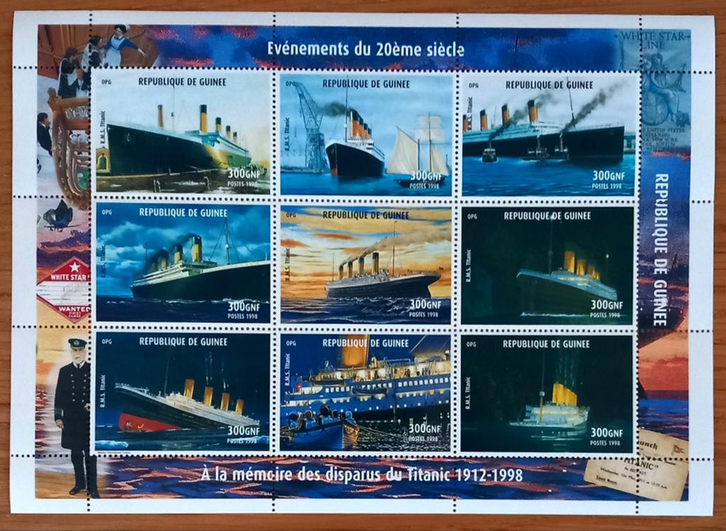 1998 Republiek Guinee - Titanic MNH**, Postzegels en Munten, Verzenden, Guinee, Postfris