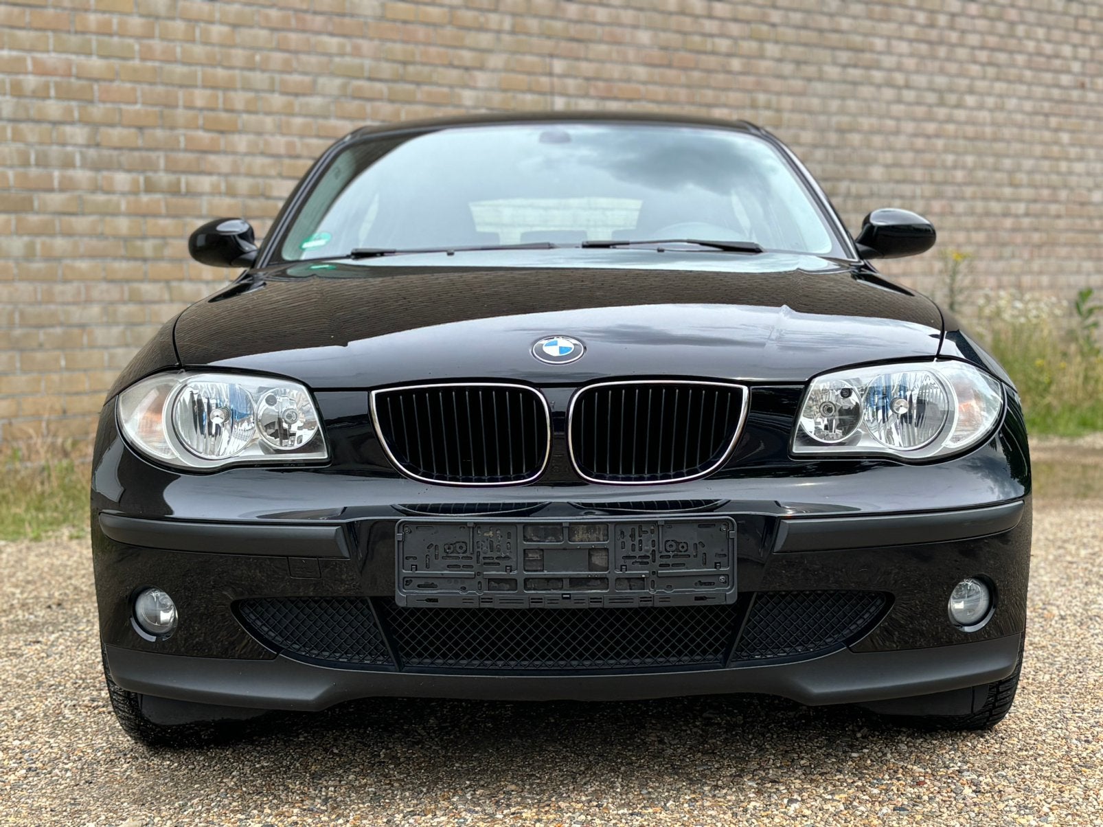 BMW 1 Serie, Auto's, Zwart, 4 cilinders, Zwart, 1200 kg