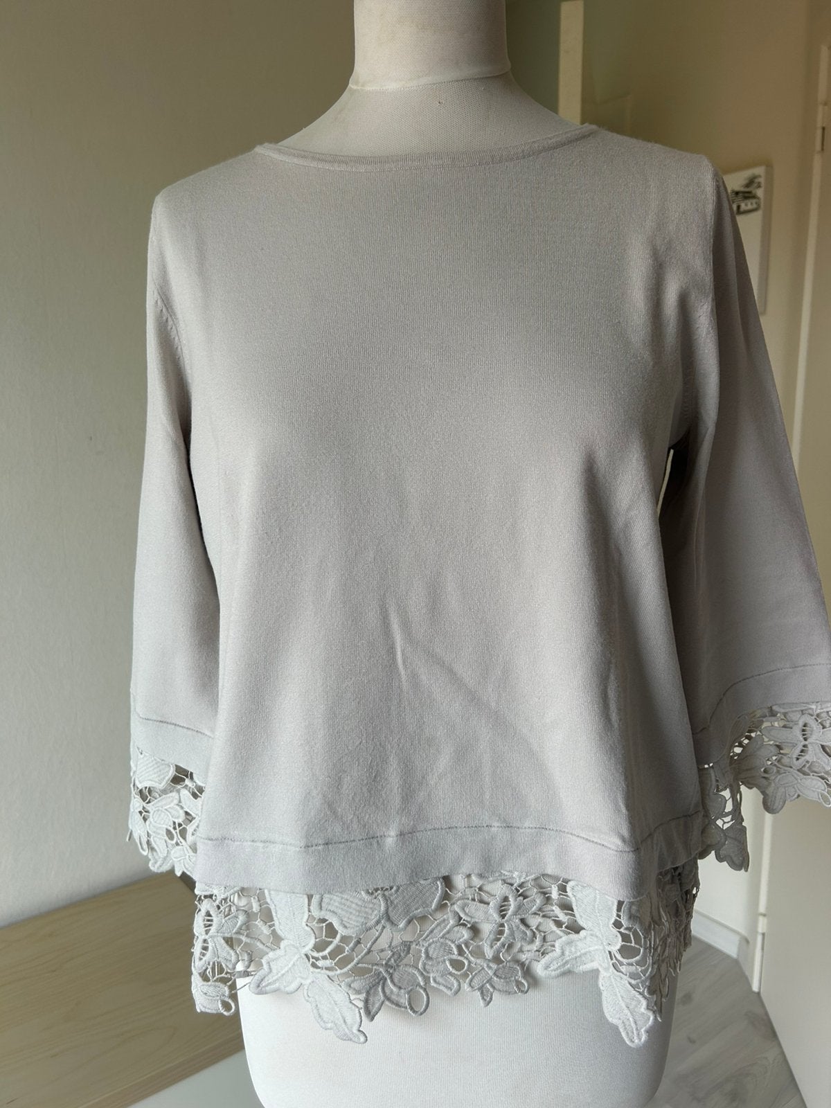 Knappe trui Luisa Cerano 40 beige, Vêtements | Femmes, Pulls & Gilets, Enlèvement ou Envoi, Comme neuf, Taille 38/40 (M), Beige