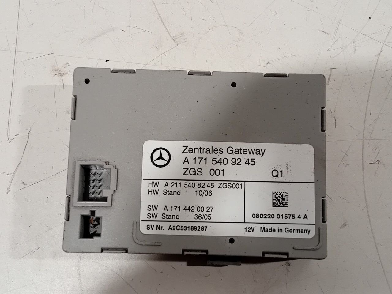 Gateway module Mercedes-Benz SLK-Klasse, Onderdelen@venauto.nl, Van der Ven Autorecycling B.V., Gebruikt, Ettenseweg 76, 4706 PB Roosendaal, The Netherlands
