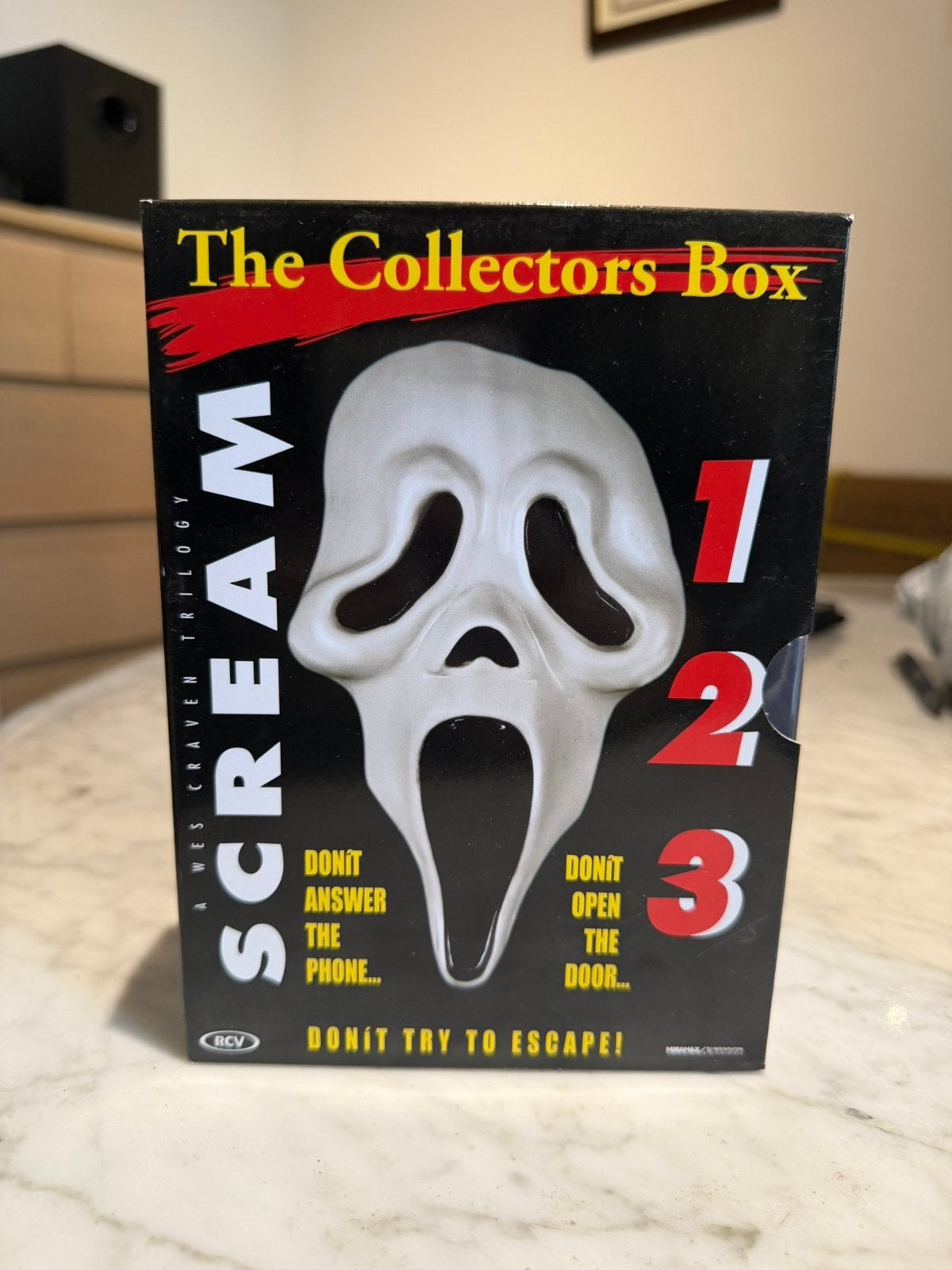 Scream 1,2,3, CD & DVD, DVD | Thrillers & Policiers, Enlèvement ou Envoi, Comme neuf