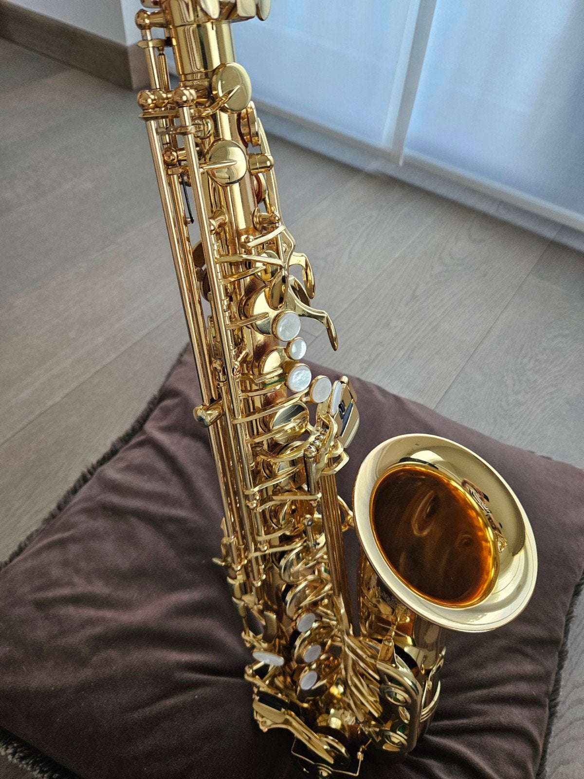 New York symphonic serie V, Muziek en Instrumenten, Blaasinstrumenten | Saxofoons, Ophalen, Zo goed als nieuw, Alt, Met koffer