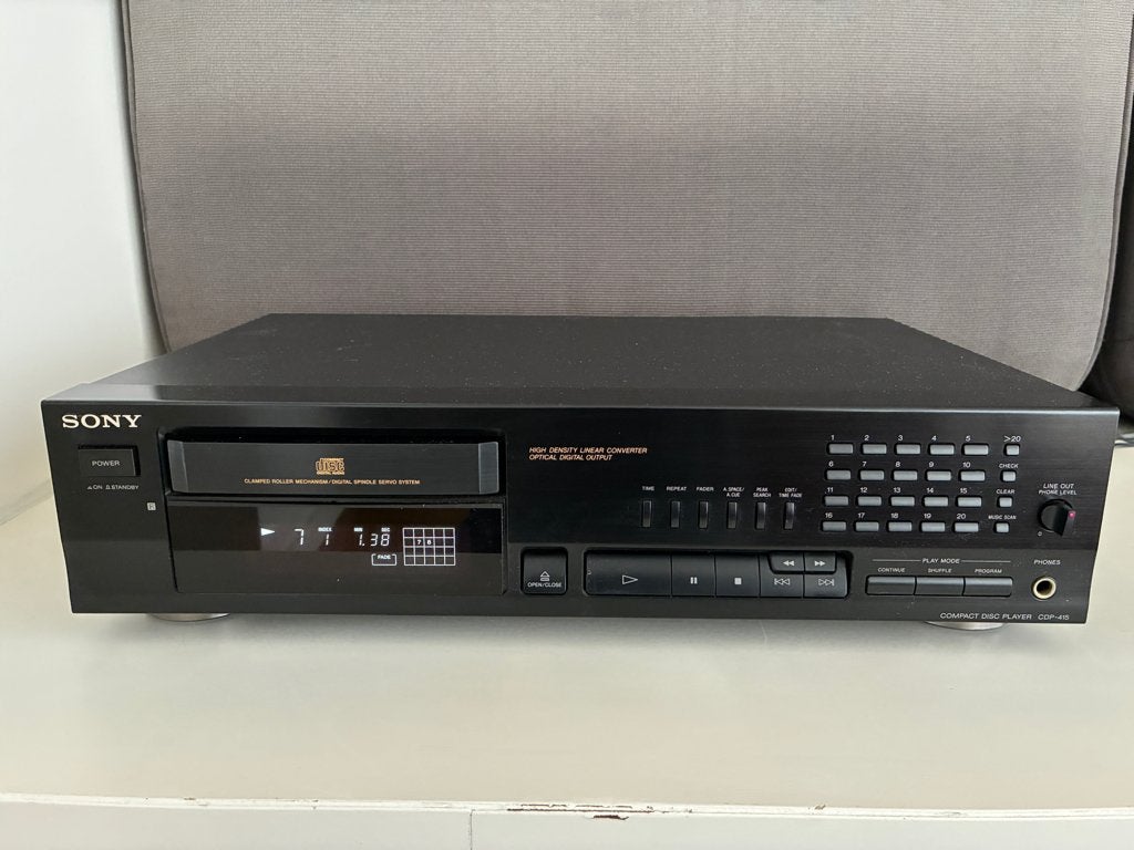 Sony CD speler - met optische en analoge uitgangen, TV, Hi-fi & Vidéo, Lecteurs CD, Enlèvement, Utilisé, Sony