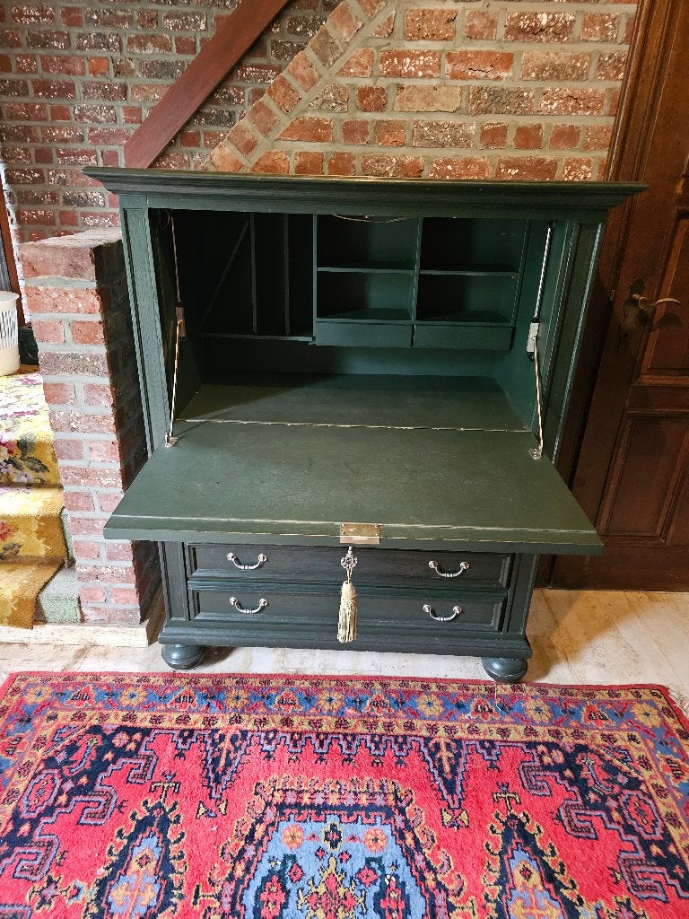 bureelkast, Maison & Meubles, Armoires | Secrétaires, Enlèvement, Utilisé, Rustiek