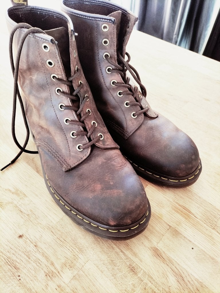 Dr Martens 46, Ophalen, Bruin, Lage of Enkellaarzen, Dr. Martens