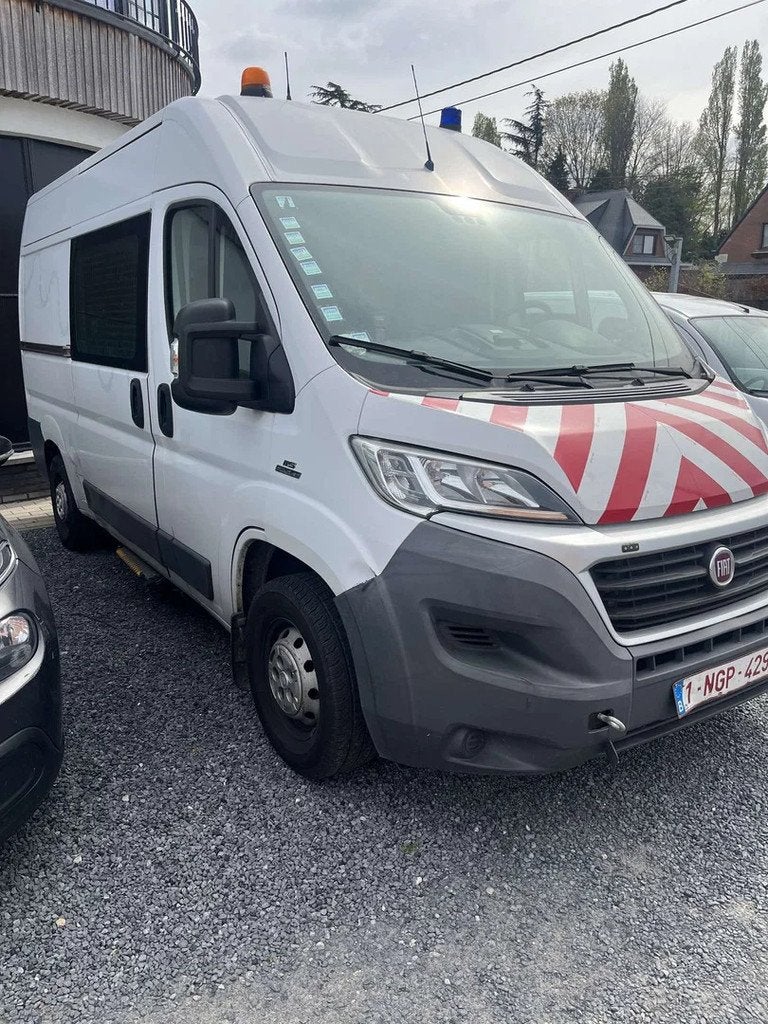 Fiat Ducato 2.0 Multijet H2L2 / AC/ EURO5b/ 3250 + BTW, Auto's, Gebruikt, 4 cilinders, 116 pk, Wit