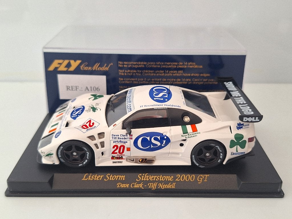 Fly Lister Storm Silverstone 2000 GT [A106], Kinderen en Baby's, Speelgoed | Racebanen, Overige merken, Racebaan, Nieuw, Ophalen of Verzenden