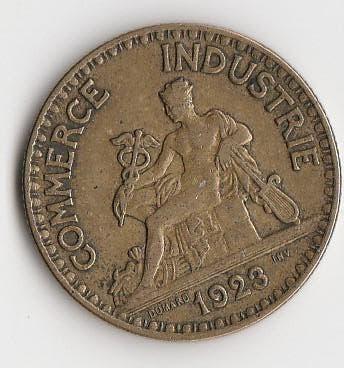 Bon  pour le commerce et l'industrie de 2 francs 1923France, Enlèvement ou Envoi, France, Monnaie en vrac