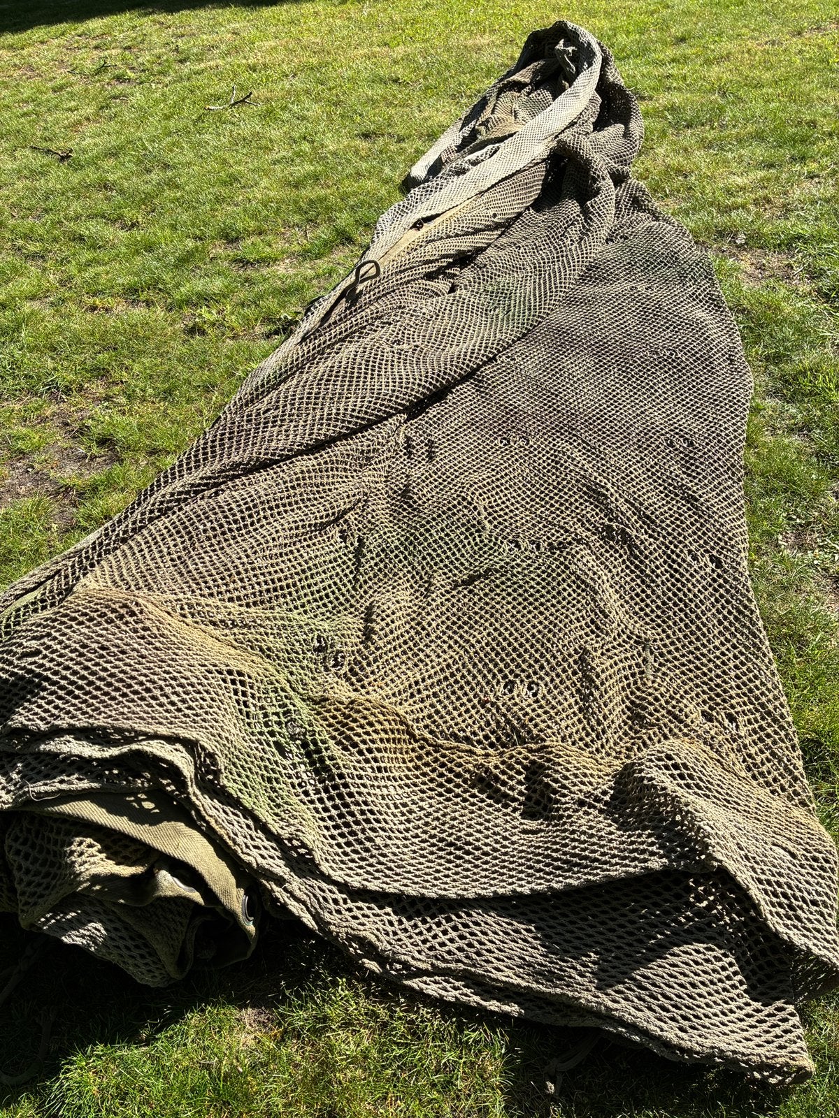 Militair geweven camouflage net - authentiek - 5 * 5m, Ophalen, Gebruikt, Accessoires