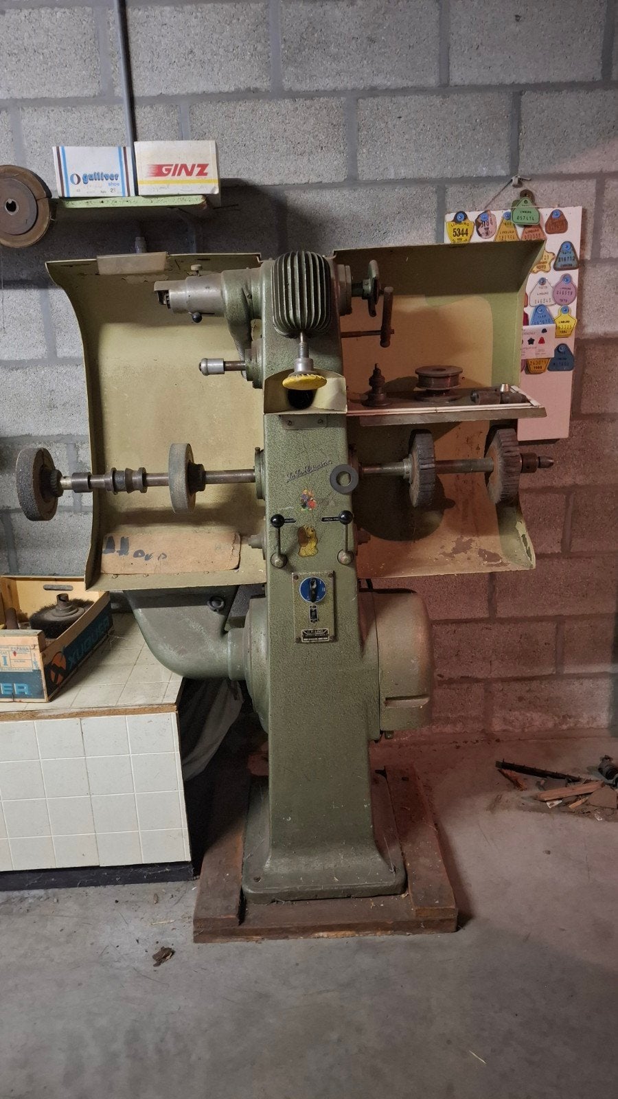 Vintage schoenmaker machine, werkt nog, Antiek en Kunst, Ophalen